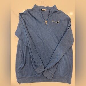 Peter Millar BMW Championship Men’s XXL blue golf quarter zip